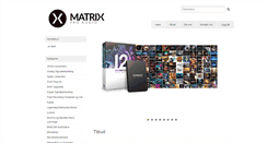 Desktop Screenshot of matrixproaudio.no